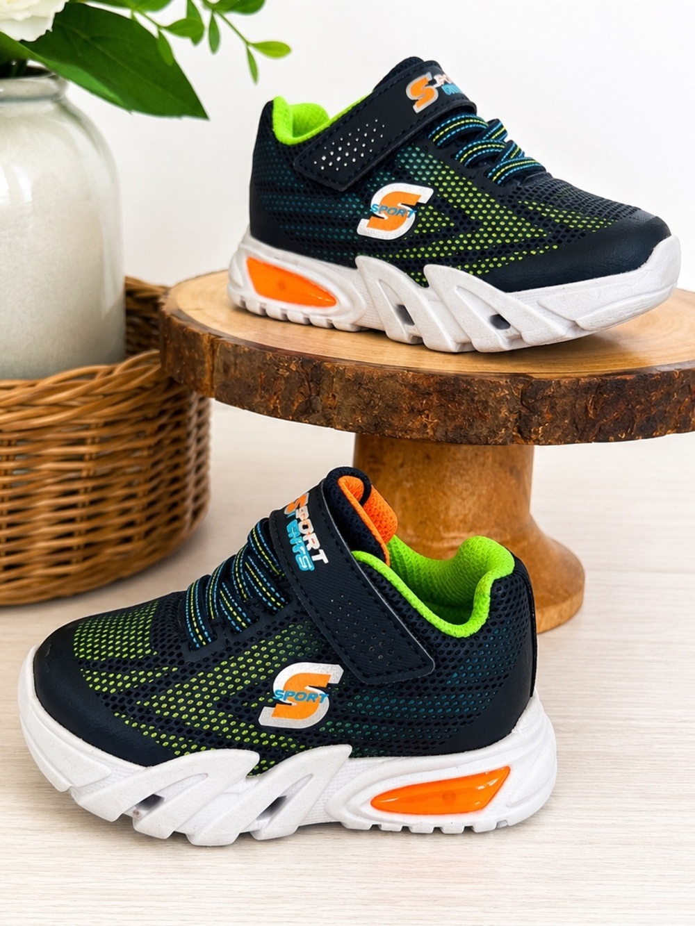 Skechers S Sport Toddler Boy Sneakers Light Up Size 5 Sneakers